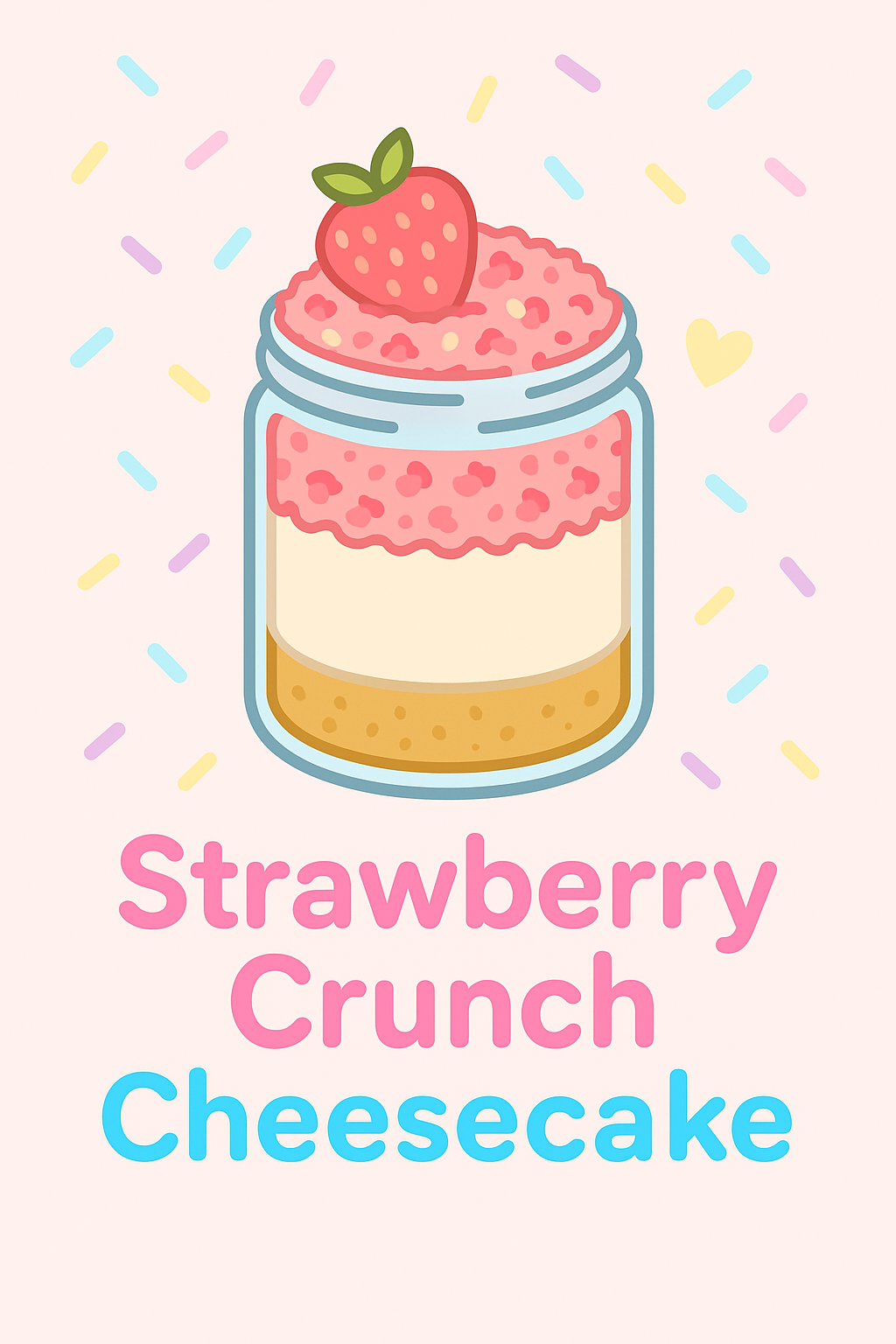 π Strawberry Crunch Cheesecake Recipe