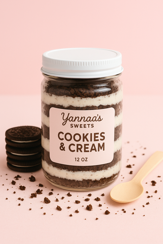 🍫 Cookies & Cream Cake Jar