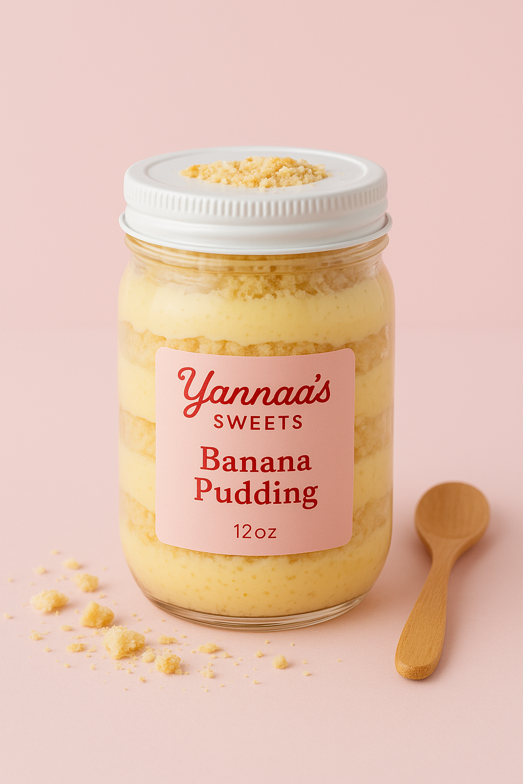 ๐ Banana Pudding Cake Jar