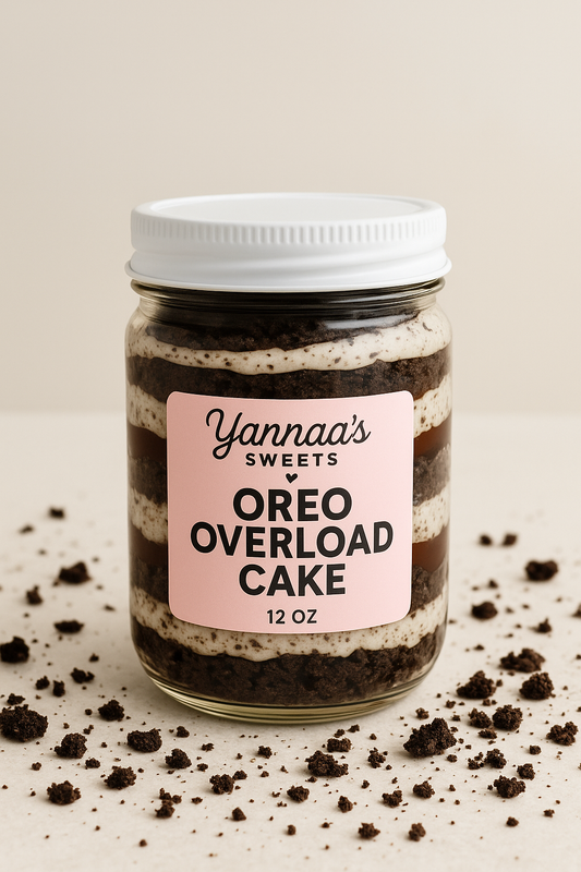🍫 Oreo overload cake jars