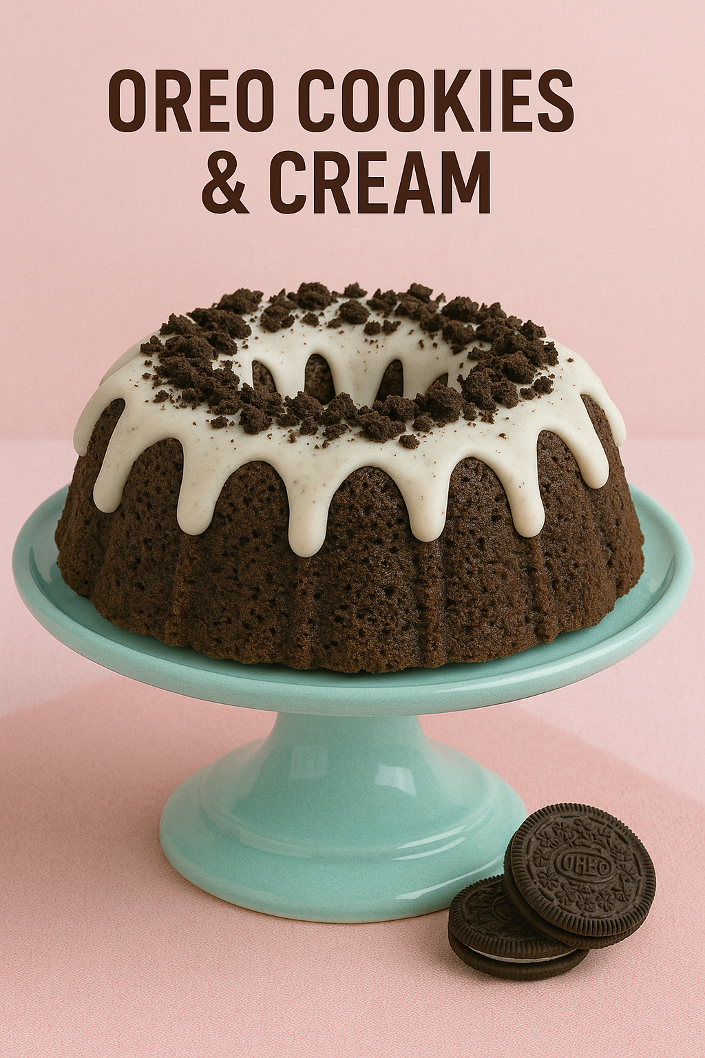🍪 Oreo Cookies & Cream Pound Cake
