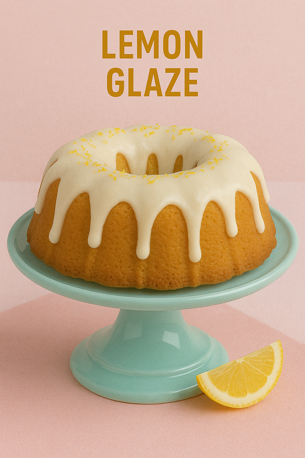 🍋 Lemon Glaze Pound Cake