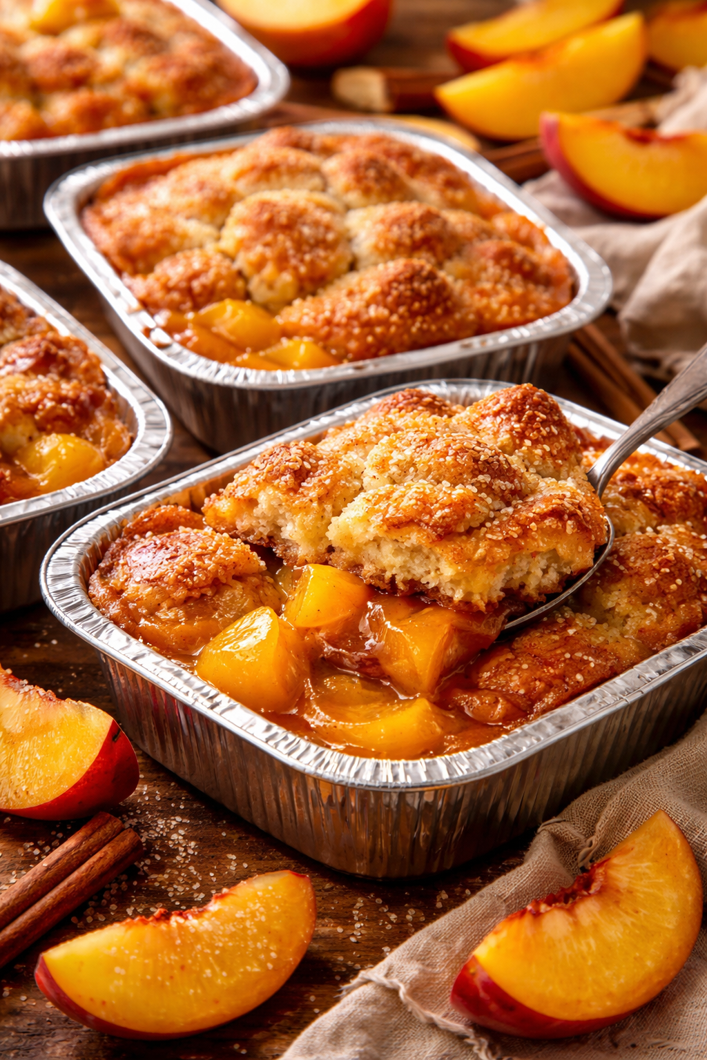 Homestyle Peach Cobbler – Extra Crusty