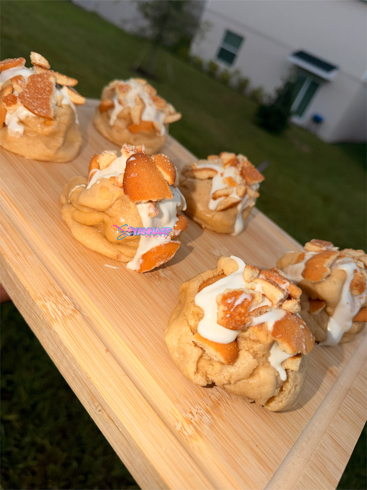 Loaded Banana Pudding Cookies 🍪🍌